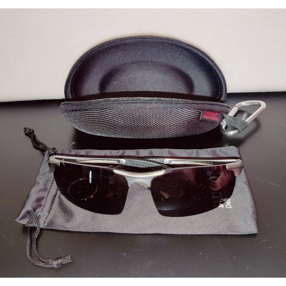DUCO DC8177S SUNGLASSES 68-16-126 Sport Wrap Designed in Italy NEW